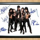Black Veil Brides Wretched & Divine Signed Autographed Photo Poster Print Memorabilia A2 16.5x23.4""