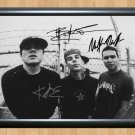 Blink-182 Band Signed Autographed Photo Poster Print Memorabilia A2 16.5x23.4""