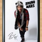 Bruno Mars Doo-Wops And Hooligans Signed Autographed Photo Poster Print Memorabilia A2 16.5x23.4""