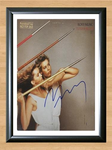 Bryan Ferry For Your Pleasure Signed Autographed Photo Poster Print Memorabilia A2 16.5x23.4""