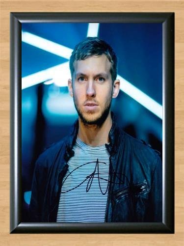 Calvin Harris DJ Signed Autographed Photo Poster Print Memorabilia A2 16.5x23.4""