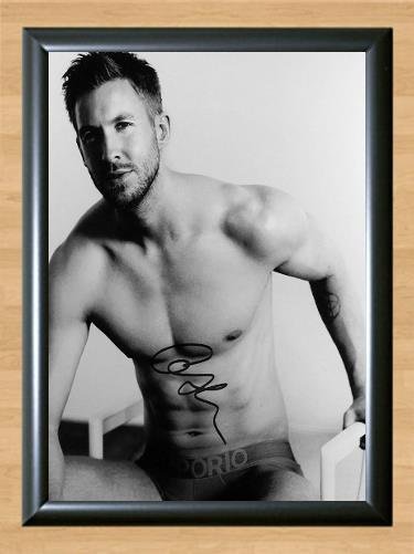 Calvin Harris DJ Signed Autographed Photo Poster Print Memorabilia A2 16.5x23.4""