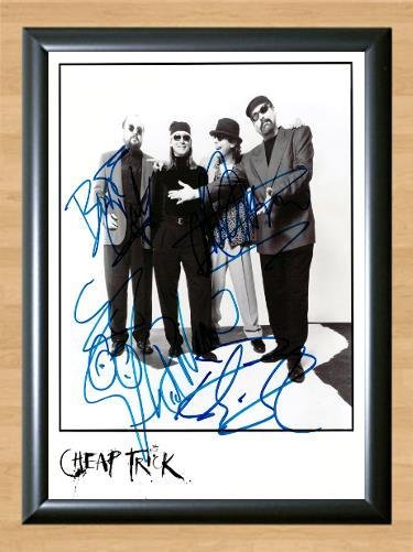 Cheap Trick Band Signed Autographed Photo Poster Print Memorabilia A2 16.5x23.4""