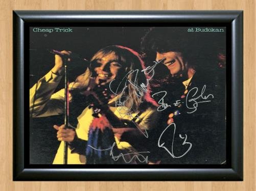Cheap Trick Foreigner At Budokan Signed Autographed Photo Poster Print Memorabilia A2 16.5x23.4""