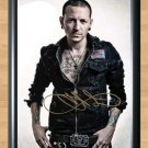 Chester Bennington Linkin Park Signed Autographed Photo Poster Print Memorabilia A2 16.5x23.4""