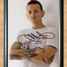 Chester Bennington Linkin Park Signed Autographed Photo Poster Print Memorabilia A2 16.5x23.4""