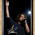 Chris Cornell Soundgarden Signed Autographed Photo Poster Print Memorabilia A2 16.5x23.4""