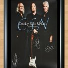 Crosby, Stills & Nash Deja Vu Signed Autographed Photo Poster Print Memorabilia A2 16.5x23.4""