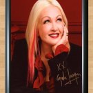 Cyndi Lauper Signed Autographed Photo Poster Print Memorabilia A2 16.5x23.4""