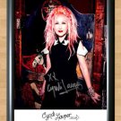 Cyndi Lauper Signed Autographed Photo Poster Print Memorabilia A2 16.5x23.4""