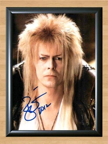 David Bowie Labyrinth Signed Autographed Photo Poster Print Memorabilia A2 16.5x23.4""