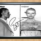 David Bowie Mug Shot Signed Autographed Photo Poster Print Memorabilia A2 16.5x23.4""