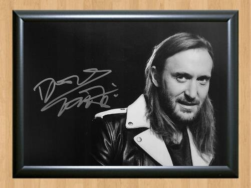 David Guetta DJ Signed Autographed Photo Poster Print Memorabilia A2 16.5x23.4""