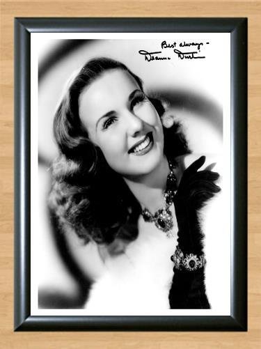 Deanna Durbin Mad About  Signed Autographed Photo Poster Print Memorabilia A2 16.5x23.4""