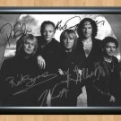 Def Leppard Rock band Signed Autographed Photo Poster Print Memorabilia A2 16.5x23.4""
