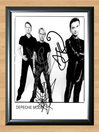 Depeche Mode Band Signed Autographed Photo Poster Print Memorabilia A2 16.5x23.4""