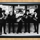 Early Rolling Stones B&W Re Print  Poster Photo Wall Home Decor Picture Retro A2 16.5x23.4""