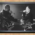 Eminem Dr. Dre Signed Autographed Photo Poster Print Memorabilia A2 16.5x23.4""