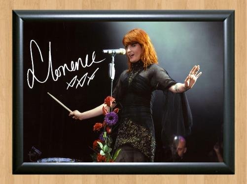 Florence + the Machine Rock Band Signed Autographed Photo Poster Print Memorabilia A2 16.5x23.4""