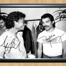 Freddie Mercury Queen Michael Jackson Signed Autographed Photo Poster Print Memorabilia A2 16.5x23.4