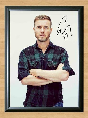 Gary Barlow Sing Open Road Signed Autographed Photo Poster Print Memorabilia A2 16.5x23.4""