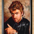 George Michael Signed Autographed Photo Poster Print Memorabilia A2 16.5x23.4""