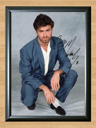 George Michael Twentyfive Signed Autographed Photo Poster Print Memorabilia A2 16.5x23.4""