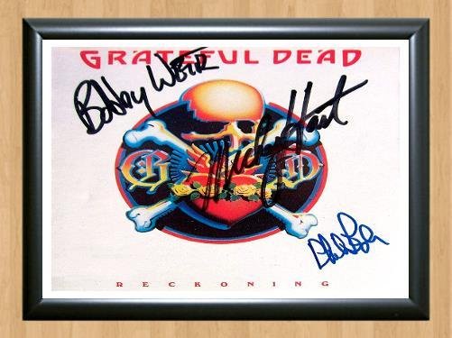 Grateful Dead Band Signed Autographed Photo Poster Print Memorabilia A2 16.5x23.4""