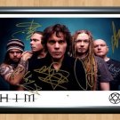 HIM Band Signed Autographed Photo Poster Print Memorabilia A2 16.5x23.4""