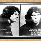 Jim Morrison Val Kilmer Mug Shot Signed Autographed Photo Poster Print Memorabilia A2 16.5x23.4""