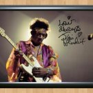 Jimi Hendrix Signed Autographed Photo Poster Print Memorabilia A2 16.5x23.4""