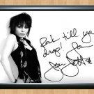 Joan Jett and the Blackhearts Signed Autographed Photo Poster Print Memorabilia A2 16.5x23.4""