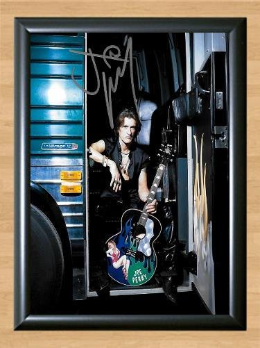 Joe Perry Aerosmith Signed Autographed Photo Poster Print Memorabilia A2 16.5x23.4""
