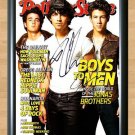 Jonas Brothers Joe Kevin Nick Signed Autographed Photo Poster Print Memorabilia A2 16.5x23.4""