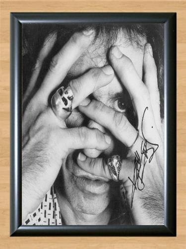 Keith Richards Rolling Stones Signed Autographed Photo Poster Print Memorabilia A2 16.5x23.4""