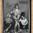 Kurt Cobain Nirvana Band Signed Autographed Photo Poster Print Memorabilia A2 16.5x23.4""