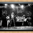 Led Zeppelin John Paul Jones Signed Autographed Photo Poster Print Memorabilia A2 16.5x23.4""