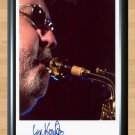Lee Knoitz Jazz Signed Autographed Photo Poster Print Memorabilia A2 16.5x23.4""