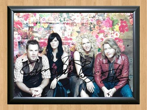 Little Big Town Band Signed Autographed Photo Poster Print Memorabilia A2 16.5x23.4""