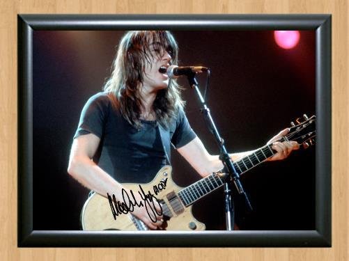 Malcolm Young AC DC AC Signed Autographed Photo Poster Print Memorabilia A2 16.5x23.4""