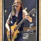 Malcolm Young AC/DC Signed Autographed Photo Poster Print Memorabilia A2 16.5x23.4""