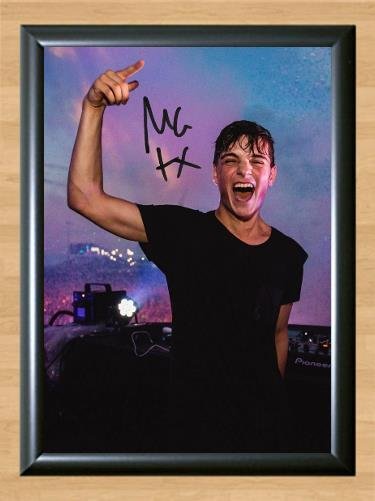 Martin Garrix DJ Signed Autographed Photo Poster Print Memorabilia A2 16.5x23.4""