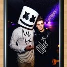 Martin Garrix Marshmello Ibiza DJ Signed Autographed Photo Poster Print Memorabilia A2 16.5x23.4""