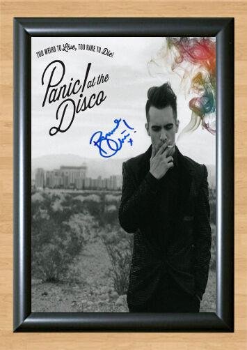 Panic! at the Disco Too Weird Too Live Signed Autographed Photo Poster Print Memorabilia A2 16.5x23.