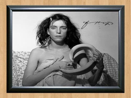 Patti Smith Mapplethorpe Signed Autographed Photo Poster Print Memorabilia A2 16.5x23.4""