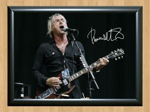 Paul Weller Jam Style Council Signed Autographed Photo Poster Print Memorabilia A2 16.5x23.4""