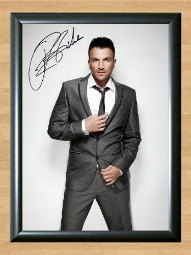 Peter Andre James Andrea Flava Signed Autographed Photo Poster Print Memorabilia A2 16.5x23.4""