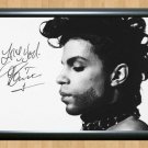 Prince Rogers Nelson Signed Autographed Photo Poster Print Memorabilia A2 16.5x23.4""