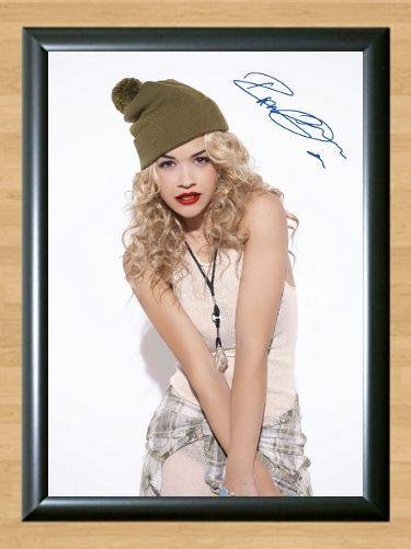 Rita Ora Hot Right Now Signed Autographed Photo Poster Print Memorabilia A2 16.5x23.4""