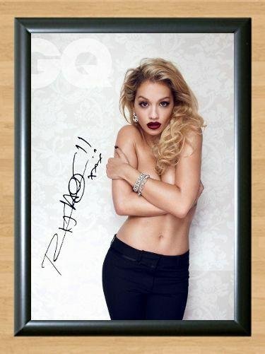Rita Ora Sahat&Atilde;&sect;iu How We do RIP  Signed Autographed Photo Poster Print Memorabilia A2 16.5x23.4""